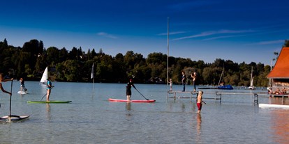 Campingplätze - Tischtennis - Wassersport auf dem Pilsensee  - Camping am Pilsensee