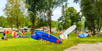 Campingplätze - Baden in natürlichen Gewässern - Camping am Pilsensee