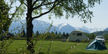 Campingplätze - Kinderspielplatz am Platz - Uffing am Staffelsee - Camping Aichalehof