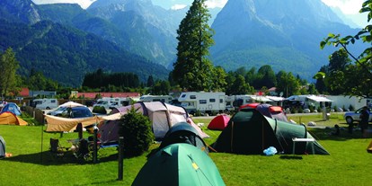 Campingplätze - Zentraler Stromanschluss - Camping Erlebnis Zugspitze