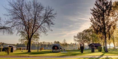 Campingplätze - Baden in natürlichen Gewässern - Strandcamping Waging am See
