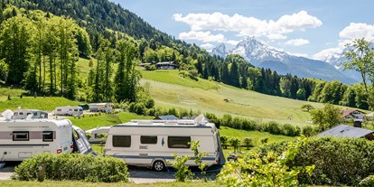Campingplätze - Laden am Platz - Berchtesgaden - Terrassencamping Allweglehen_Watzmannblick - Camping-Resort Allweglehen