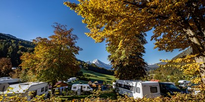 Campingplätze - Ver- und Entsorgung für Reisemobile - Campen im Indian Summer - Camping-Resort Allweglehen