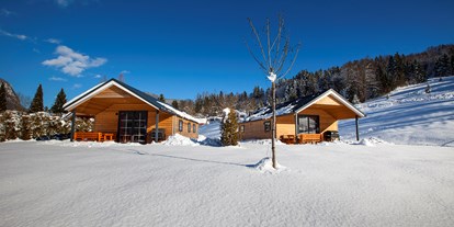 Campingplätze - Barrierefreie Sanitäranlagen - Berchtesgaden - Alpen-Chalet als gemütliches Winterdomizil - Camping-Resort Allweglehen