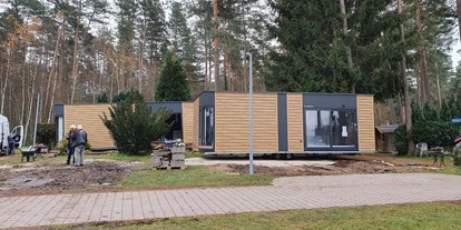 Campingplätze - Wäschetrockner - Unsere neuen Mobilheime bieten großen Komfort.  - Camping Waldsee 